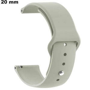 Bracelet montre 20 mm Silicone Bleu \ Port Gratuit dès 20€
