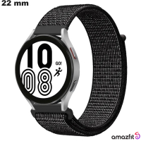 Amazfit 22 mm Schwarz Nylon Smartwatch-Armband günstig