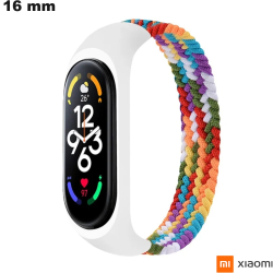 Bracelet Tissu smartwatch sport Xiaomi 16mm Multicolore