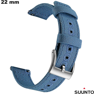 Pulsera de reloj inteligente 22mm Azul Suunto Textil de calidad