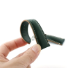 Verkauf Garmin Uhrenarmband Echtes Leder 22 mm Grün