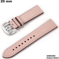 Bracelet 20mm Samsung Cuir véritable Rose | Livraison Offerte