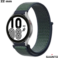 Armband Groen Suunto 22mm Stof smartwatch # Gratis Verzendin