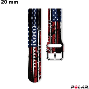 Bracelet Motif Caoutchouc 20 mm Polar ● Port à 3,99€