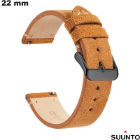 Echte lederen armband Bruin smartwatch Suunto goedkoop