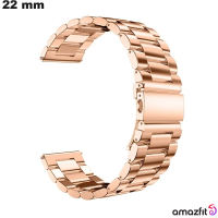 Armband Amazfit Smartwatch 22 mm Edelstahl Roségold günstig