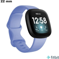 Armband zum kleinen Preis lila Gummi für FitBit-Uhr günstig