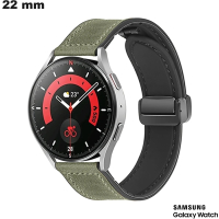 Bracelet 22mm Caoutchouc Vert Samsung Confortable pas cher