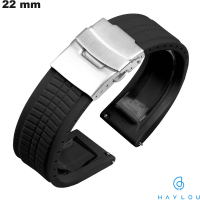 Armband Silikon Uhr Haylou Schwarz 22 mm (R8, GST) von hoher Qualität