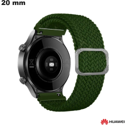 Huawei Nylon Groene Stretchband voor Smartwatch