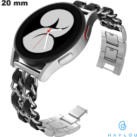 Vente Bracelet bijou 20mm de montre Acier Inox Haylou Argenté