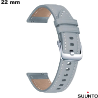Armband 22 mm Grijs Echt Leer van Suunto / Gemakkelijke Montage
