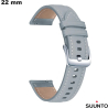 Armband 22 mm Grijs Echt Leer van Suunto / Gemakkelijke Montage