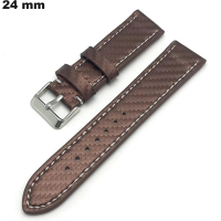 Armbanduhrarmband 24mm Echtleder Braun / Versandkosten 3,99€