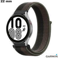 Comprar Pulsera de Nylon Gris de 22 mm para reloj inteligente Garmin