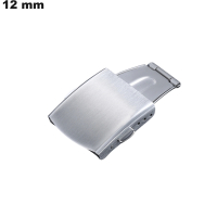 Fivela 12 mm barata Prateada Desdobrável Aço Inoxidável barata