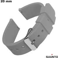 Grijze Armband 20mm Suunto smartwatch Silicone ● Gratis Verzending