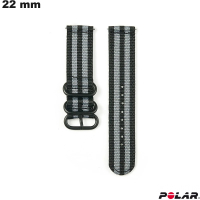 Armband Schwarz Polar Nylon Zulu robust / Kostenloser Versand ab 20€