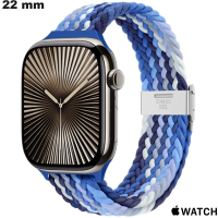 Acheter Bracelet Apple Watch de montre 22mm Bleu Élastique