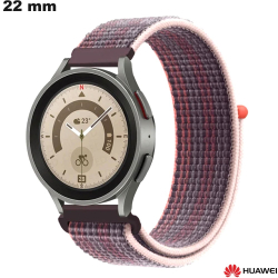 Bracelet Huawei Velcro Violet montre connectée 22mm