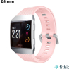 Bracciale FitBit orologio smart 24 mm Rosa Silicone economico
