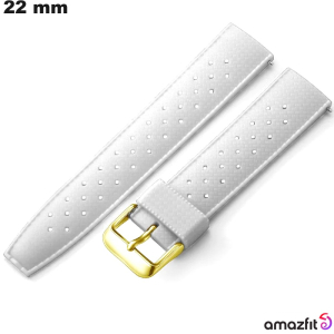 Braccialetto Amazfit Silicone per orologio Bianco 22 mm di qualità