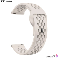 Verkauf von Weißem Silikonarmband Widerstandsfähig 22 mm Amazfit Uhr