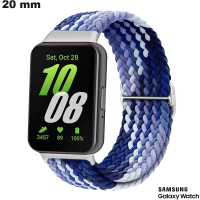 Bracelet 20 mm Nylon Bleu Samsung de montre intelligente de qualité