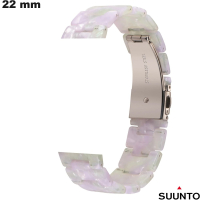 Goedkope Witte Armband van Kunststof voor Suunto 22mm Smartwatch