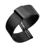 Bracciale Nero Acciaio Inossidabile 22mm per Orologio / Portato in Regalo
