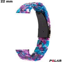 Armbanduhr Polar Resin Blau 22 mm \ Einfache Montage