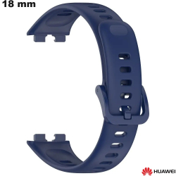 Bracelet Huawei Caoutchouc Bleu 18 mm montre intelligente