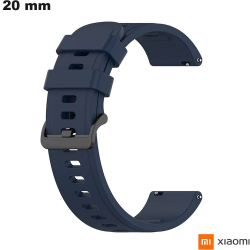 Bracelet Xiaomi 20mm de smartwatch Bleu Silicone