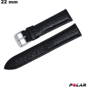Armbanduhr Polar Echtleder Schwarz 22 mm günstige Smartwatch