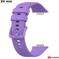 Armband 24mm Huawei Silikon Smartwatch Lila