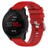 Bracciale da 18 mm per orologio Rosso Garmin in gomma di qualità