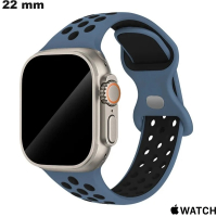 Vente Bracelet montre intelligente Silicone Bleu Apple Watch