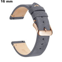 Armband 16 mm Grau Universaluhren Echtes Leder günstig