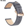 Armband 16 mm Grau Universaluhren Echtes Leder günstig
