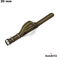 Slimwatch armband Groen Suunto Ny lon 20mm \ Verzendkosten 3,99€