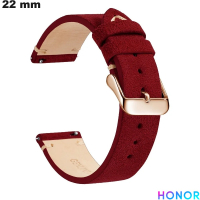 Armband Rot 22 mm im handwerklichen Stil Cuir Honor - Versandkostenfrei
