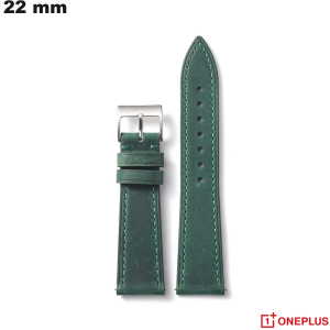 Armband Grünes Echtes Leder OnePlus 22 mm ● Schneller Versand Armband Grünes Echtes Leder OnePlus 22 mm ● Schneller Versand