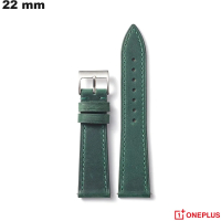 Armband Grünes Echtes Leder OnePlus 22 mm ● Schneller Versand