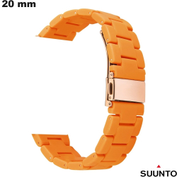 Bracelet 20mm Orange Suunto Résine montre
