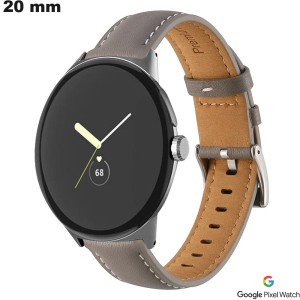 Vente Bracelet de montre connectée 20mm Cuir Google Pixel