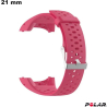 Bracelet Caoutchouc Polar 21 mm Rose de smartwatch de qualité