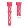 Bracciale in caucciuco Polar da 21 mm rosa per smartwatch di qualità