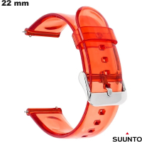 Smartwatch armband Suunto PVC Transparant 22mm van hoge kwaliteit