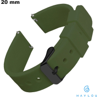 Armband Gummi Haylou Grün Smartwatch 20 mm von hoher Qualität