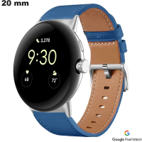 Bracelet de montre connectée Google Pixel Blanc 20mm de qualité